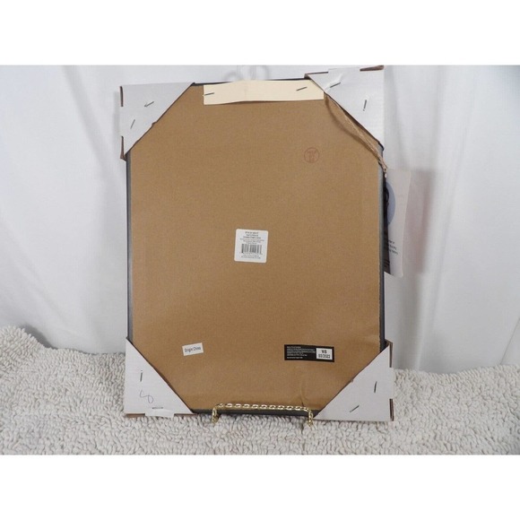 10 x 13 Inch Yellow Black Art Peace Hands Canvas Wall Mounted Modern Photo Frame - Picture 2 of 5